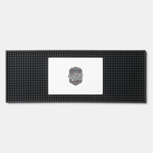 Patriotic Country Gospel Vector Graphic Tee Bar Mat
