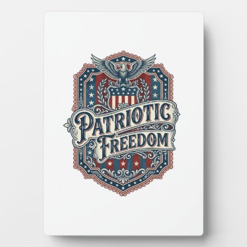 Patriotic Country Gospel Vector Graphic Tee Plaque