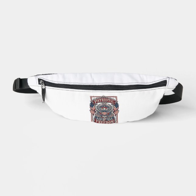 Patriotic County Parade Vector Graphic Tee_1 Fanny Pack (Front)