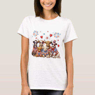 Patriotic Cows T-Shirt