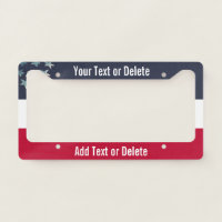 Patriotic Create Your Own Text Red White and Blue