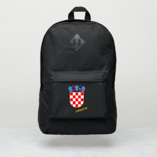 Patriotic Croatia & Croatian Coat of Arms / Flag Port Authority® Backpack