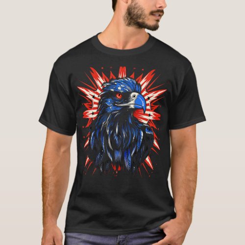 Patriotic Crow T_Shirt