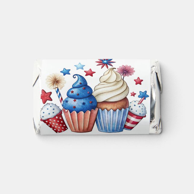 Patriotic cupcakes hershey's miniatures (Front)
