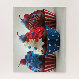 Patriotic Cupcakes Jigsaw Puzzle