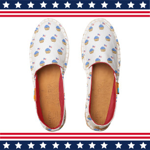 Patriotic Cupcakes Red White Blue America 250 Espadrilles