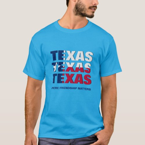 Patriotic Custom TEXAS FLAG T_Shirt