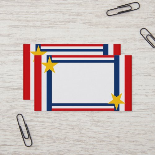 Patriotic Customizable Business Cards