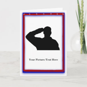 Patriotic Customizable Cutout Cards