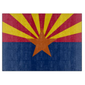 Patriotic cutting board with Arizona State flag | Zazzle