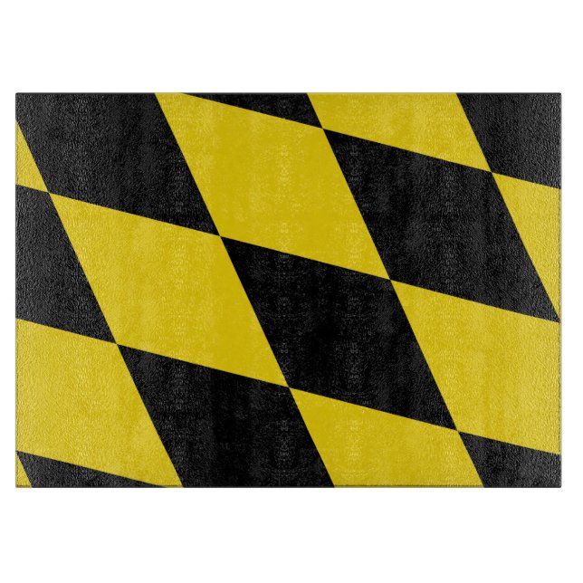 Patriotic cutting board with Flag of Munich (Front)