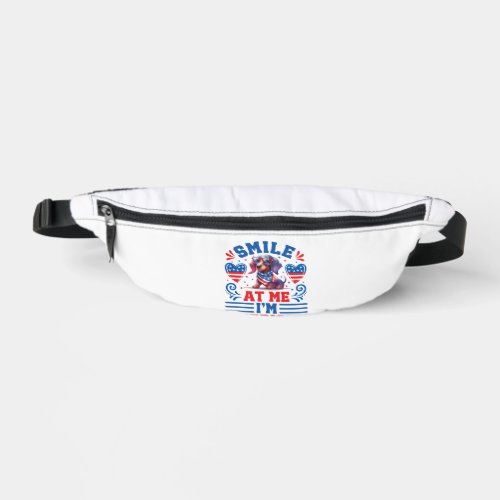 Patriotic Dachshund Dog for 4th Of July Fanny Pack