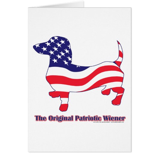 Patriotic Dachshund - Doxie (Front)