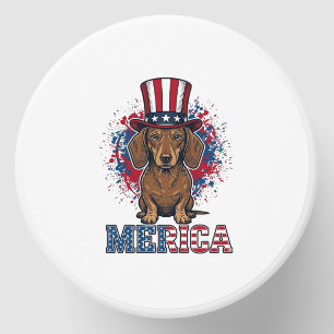 Patriotic Dachshund Merica Vintage Dog Shirt_1 Mini Candle Favors