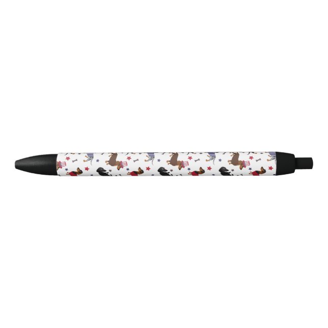 Patriotic Dachshund Pen (Front)