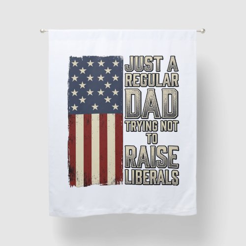 Patriotic Dad Vintage Flag Quote Shirt Design_1 Blackout Curtains