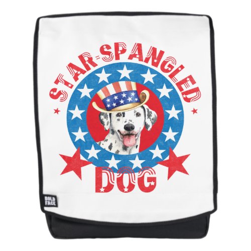 Patriotic Dalmatian Backpack