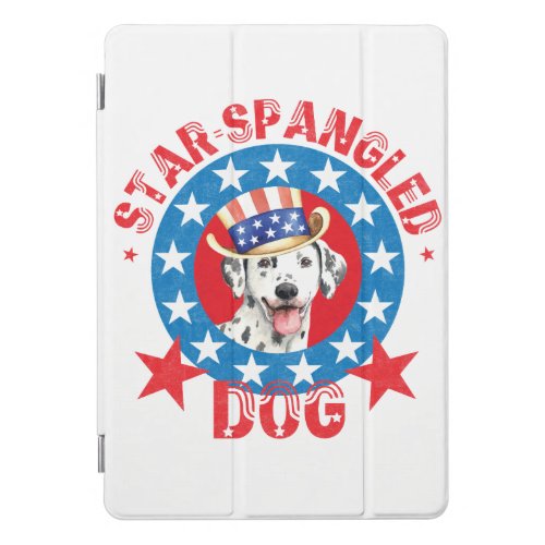 Patriotic Dalmatian iPad Pro Cover