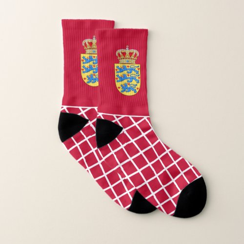 Patriotic Danish Flag Socks Denmark fashion Socks