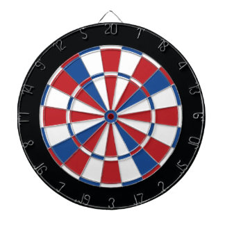 Patriotic Dartboard - Red, White & Blue