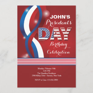 Patriotic Day Party Invitation