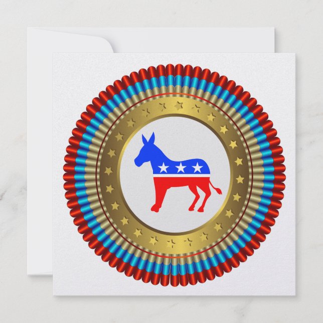 Patriotic Democrat Invitation - SRF (Front)