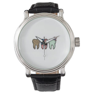 Patriotic Dentist Tooth Vintage Leopard Shirt Desi Watch