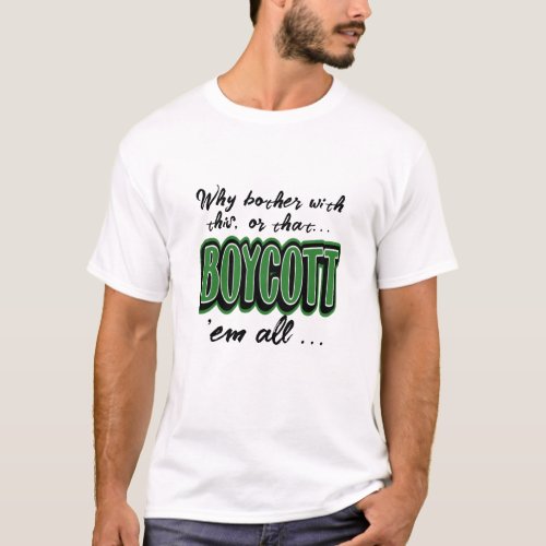 Patriotic Desi Indian Pride BOYCOTT Shirt Design