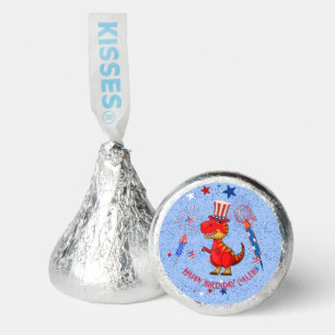 Patriotic dinosaur birthday, hershey®'s kisses®