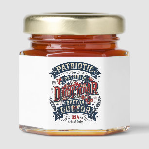 Patriotic Doctor 4th of July Vintage Shirt Design_ Honey Jar Favors