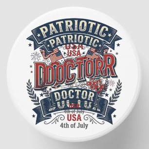 Patriotic Doctor 4th of July Vintage Shirt Design_ Mini Candle Favors