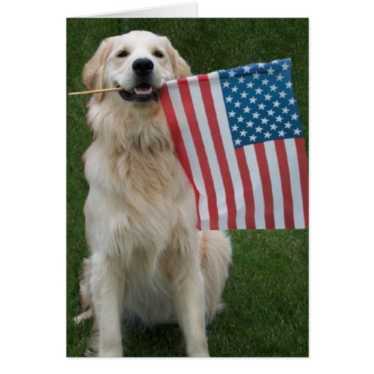 Patriotic Dog Card
