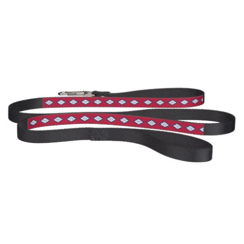 Patriotic dog leash with Flag of Arkansas USA