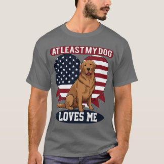 Patriotic Dog Lover T-Shirt 