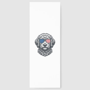 Patriotic Dog Sunglasses Vintage Bookmarks