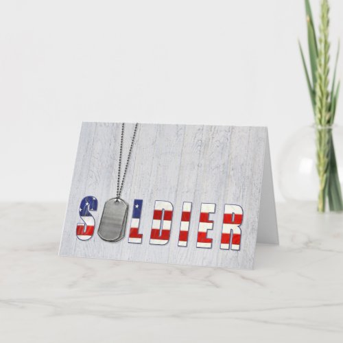 Patriotic Dog Tags Thank You