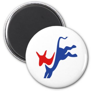 Patriotic Donkey Magnet by DakotaPolitics at Zazzle
