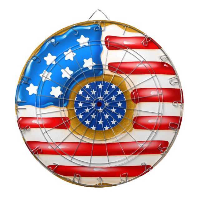 Patriotic Donut Dartboard (Front)
