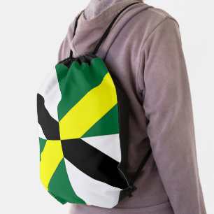 Patriotic drawstring backpack - Flag of Monterey