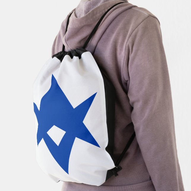 Patriotic drawstring backpack - Flag of Toyota  (Insitu)