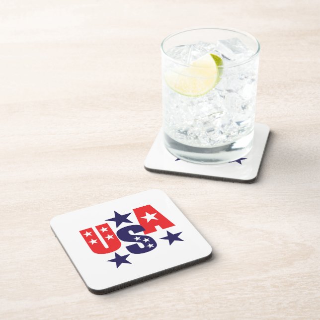 Patriotic Drink Coaster (Right Side)