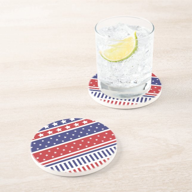 Patriotic Drink Coaster (Side)