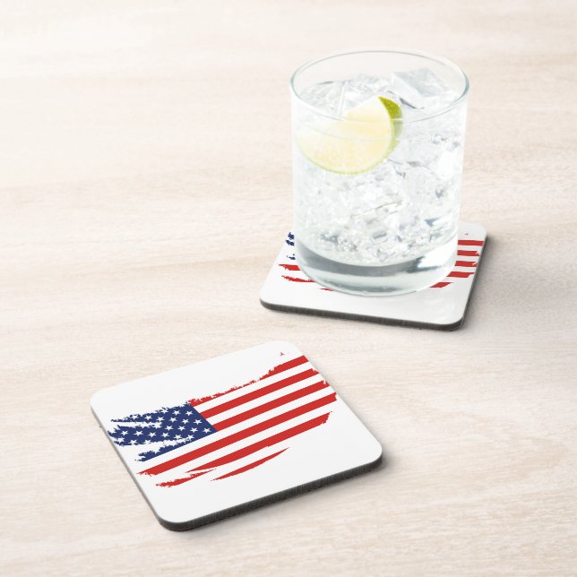Patriotic Drink Coaster (Right Side)