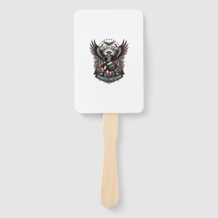 Patriotic Drummer Of Liberty Music Rock Metal Patr Hand Fan