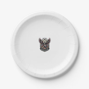Patriotic Drummer Of Liberty Music Rock Metal Patr Paper Plates