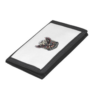 Patriotic Drummer Of Liberty Music Rock Metal Patr Trifold Wallet