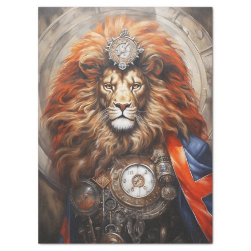 Patriotic Dutch Lion Decoupage Tissue Paper