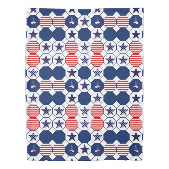 Patriotic Duvet Cover (Front)