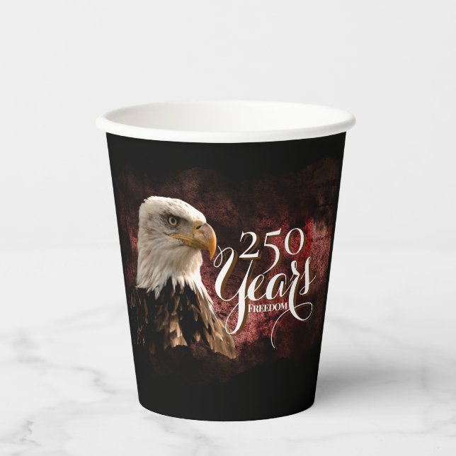Patriotic Eagle 250 Years Paper cup (Front)
