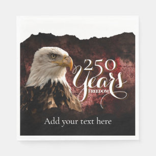 Patriotic Eagle 250 Years Paper Napkin